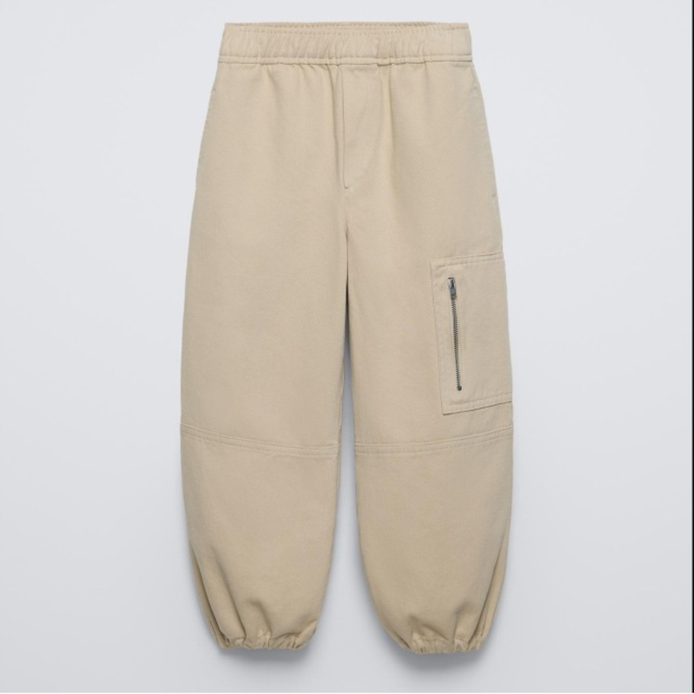 ZARA KIDS, ELASTIC DETAIL SOFT PANTS, New with Tags